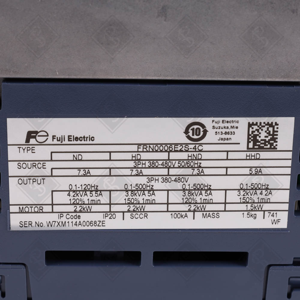 Преобразователь частоты Fuji Electric FRN0006E2S-4C — изображение 7