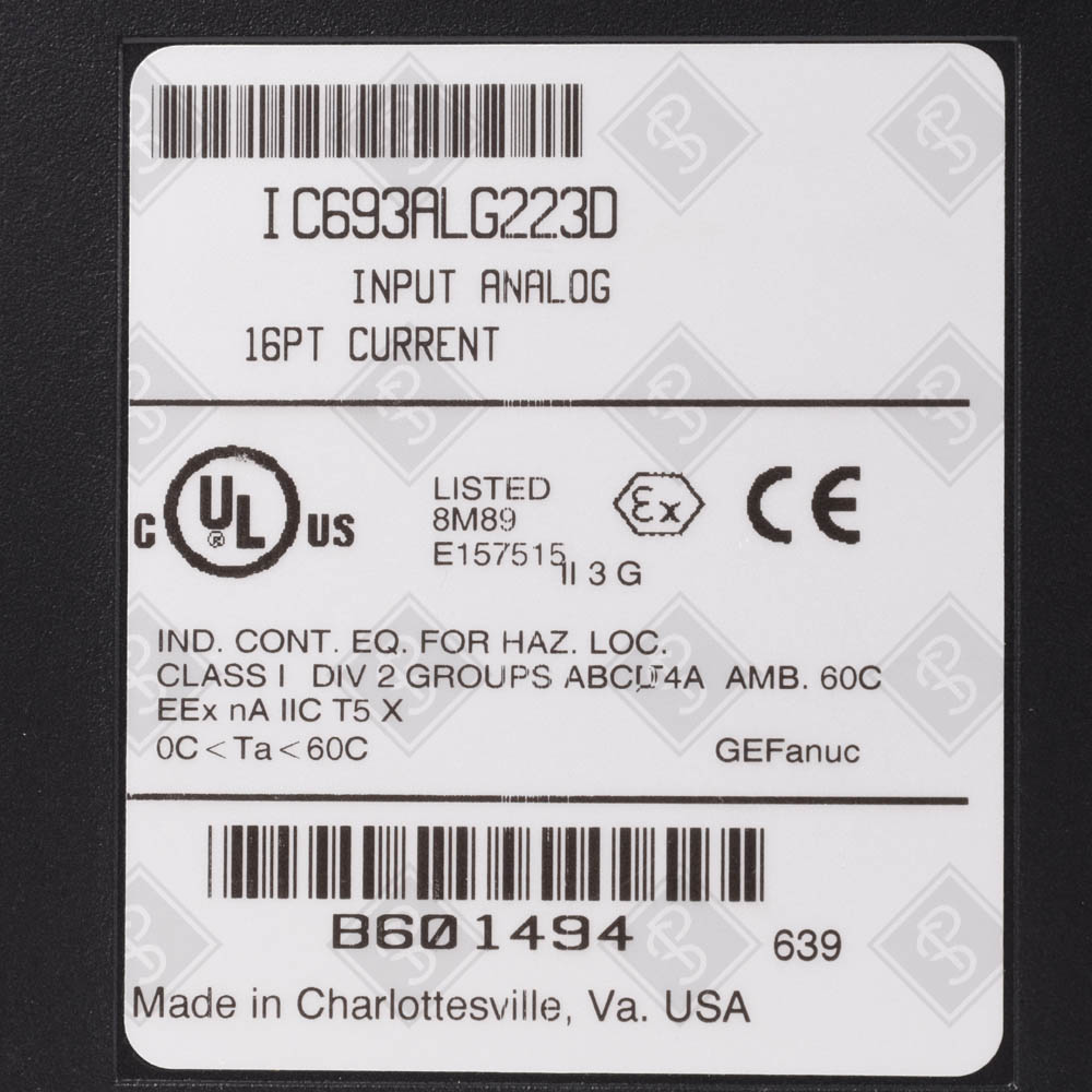Модуль аналогового ввода Fanuc IC693ALG223 — изображение 3