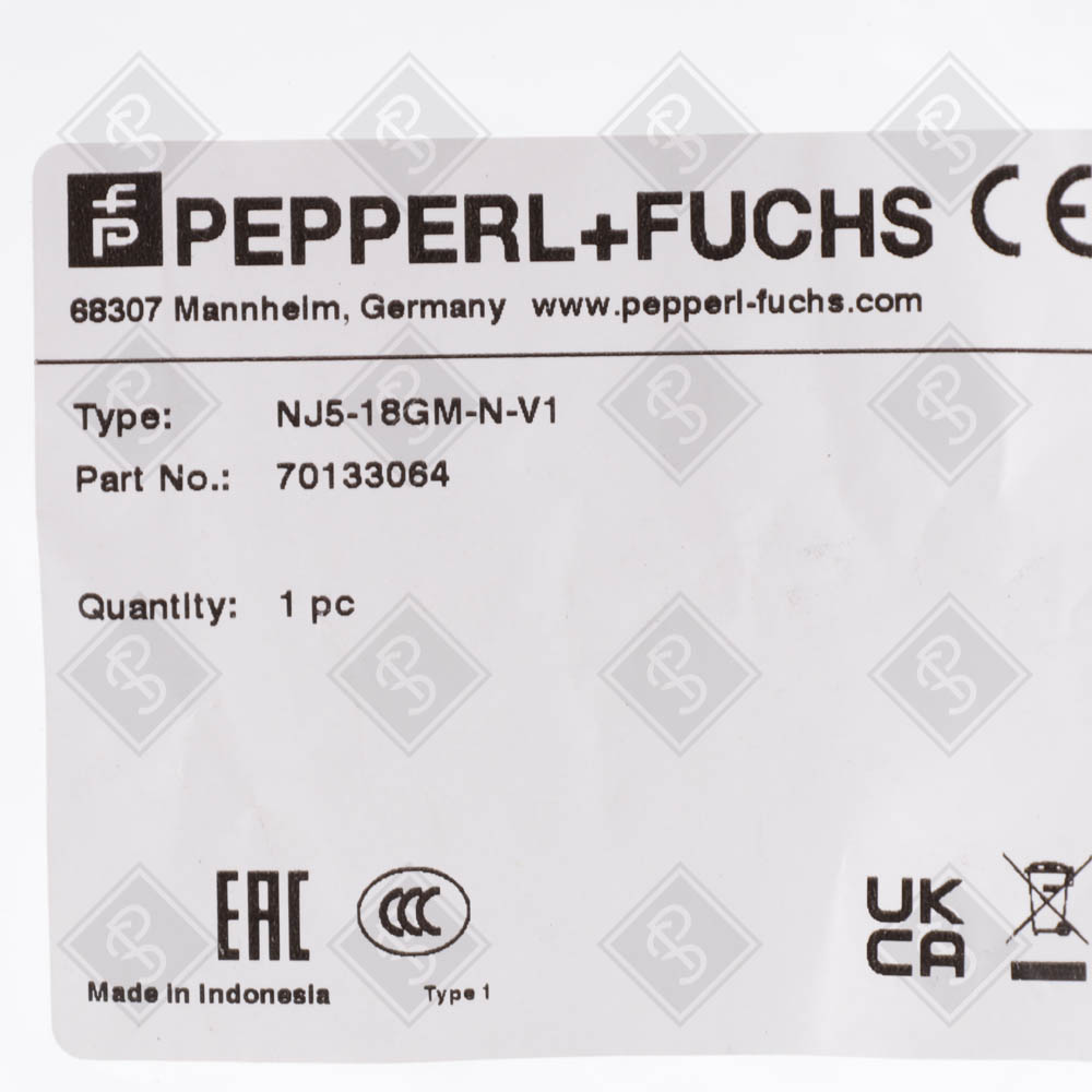 Индуктивный датчик Pepperl Fuchs NJ5-18GM-N-V1 — изображение 5