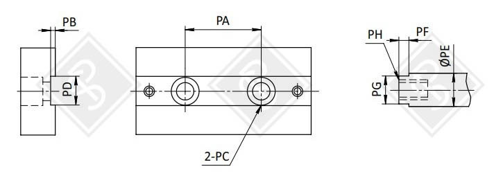 Двухпоршневой пневмоцилиндр Airtac TN16X60S — изображение 8