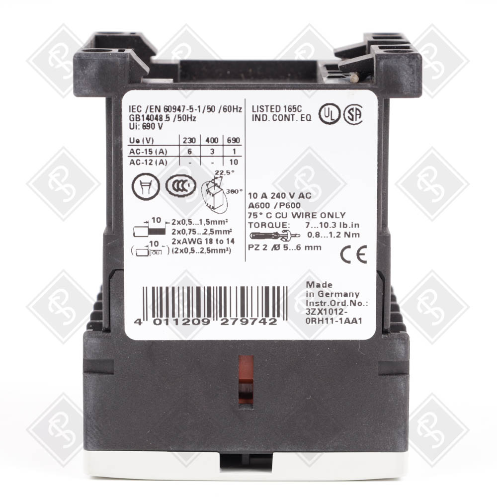 Вспомогательное реле (контакторное реле) Siemens 3RH1140-1AB00 — изображение 5