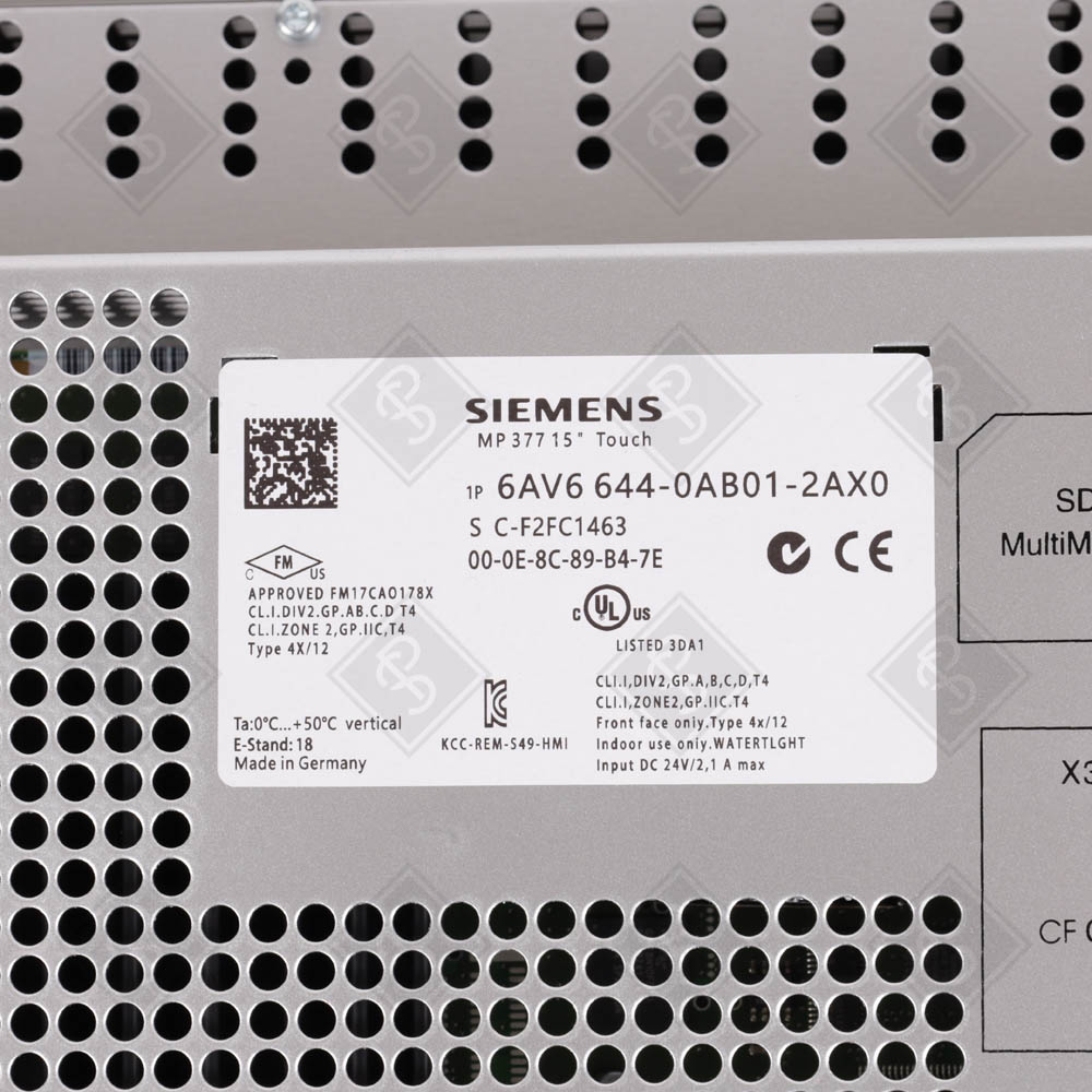 Сенсорная панель оператора (HMI) Siemens 6AV6644-0AB01-2AX0 — изображение 7