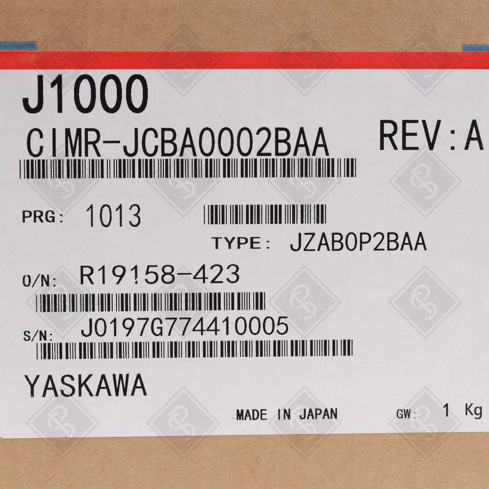 Частотный преобразователь (компактный инвертор для управления скоростью двигателя) Yaskawa CIMR-JCBA0002BAA — изображение 6