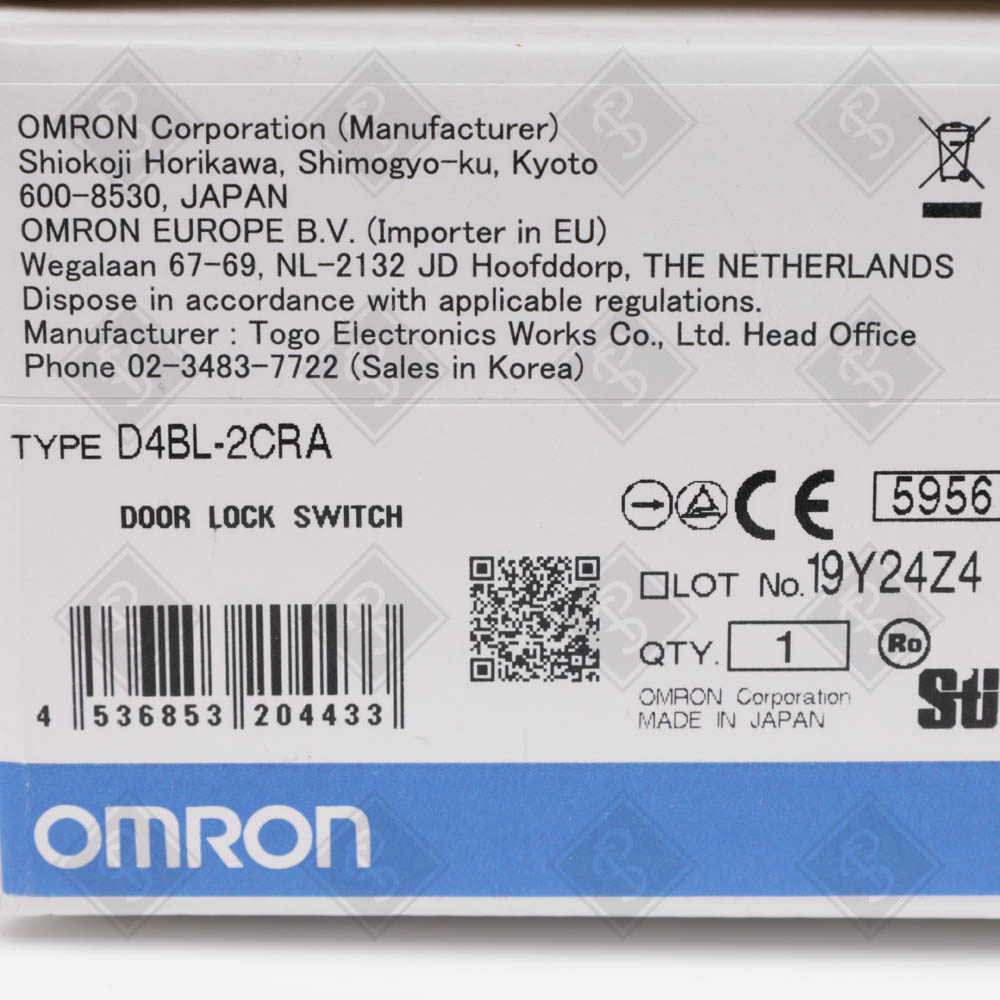 Дверной выключатель безопасности Omron D4BL-2CRA — изображение 7