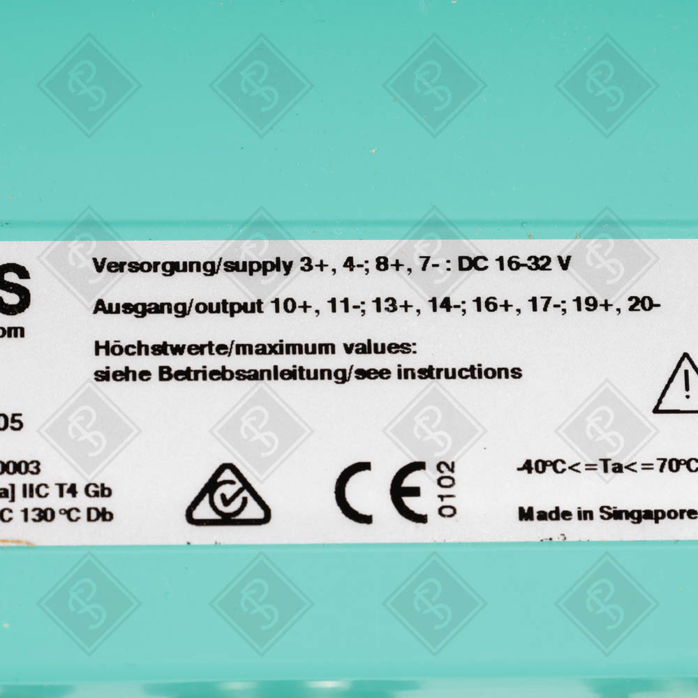Полевой барьер (для подключения полевых приборов в системах FOUNDATION Fieldbus H1 и PROFIBUS PA) Pepperl Fuchs F2D0-FB-EX4.CGS — изображение 3