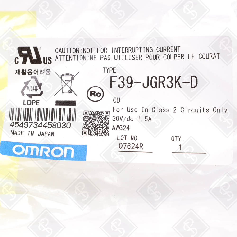 Соединительный кабель для барьеров безопасности Omron F39-JGR3K-D — изображение 4