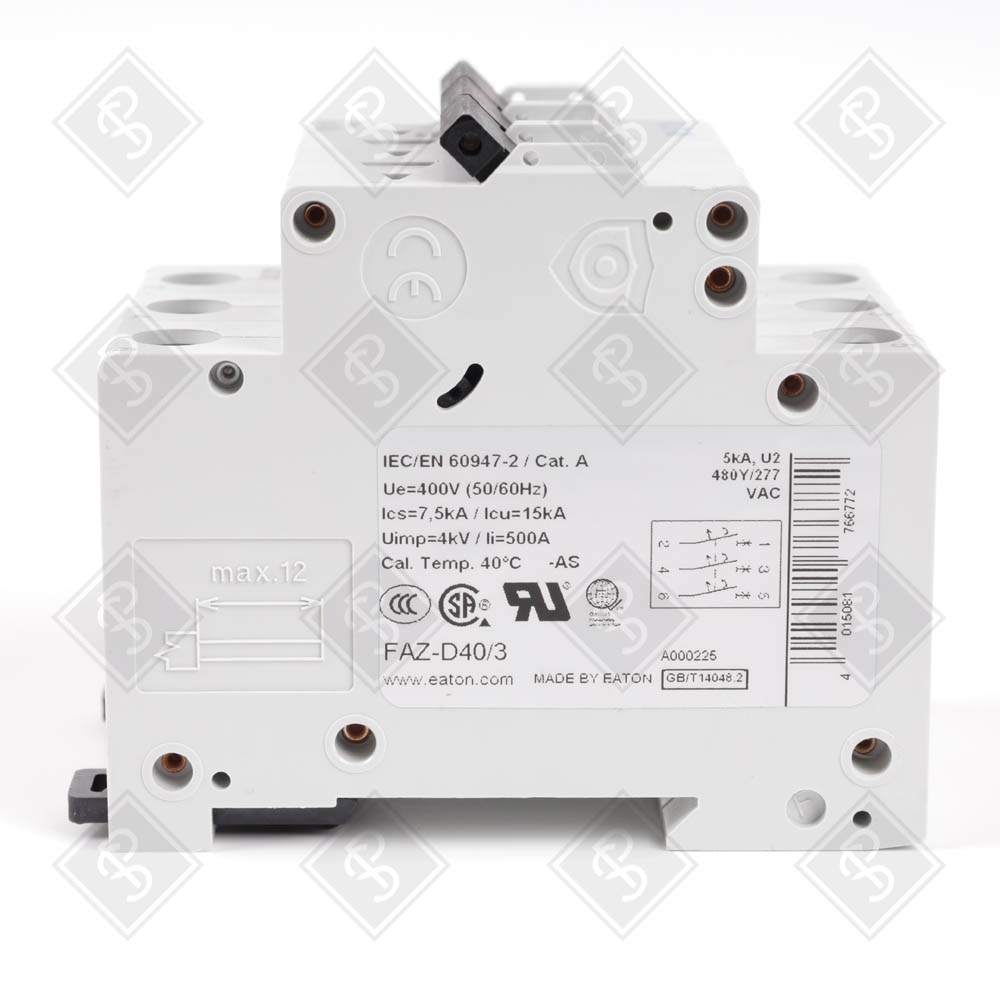 Автоматический выключатель Eaton FAZ-D40/3 — изображение 3