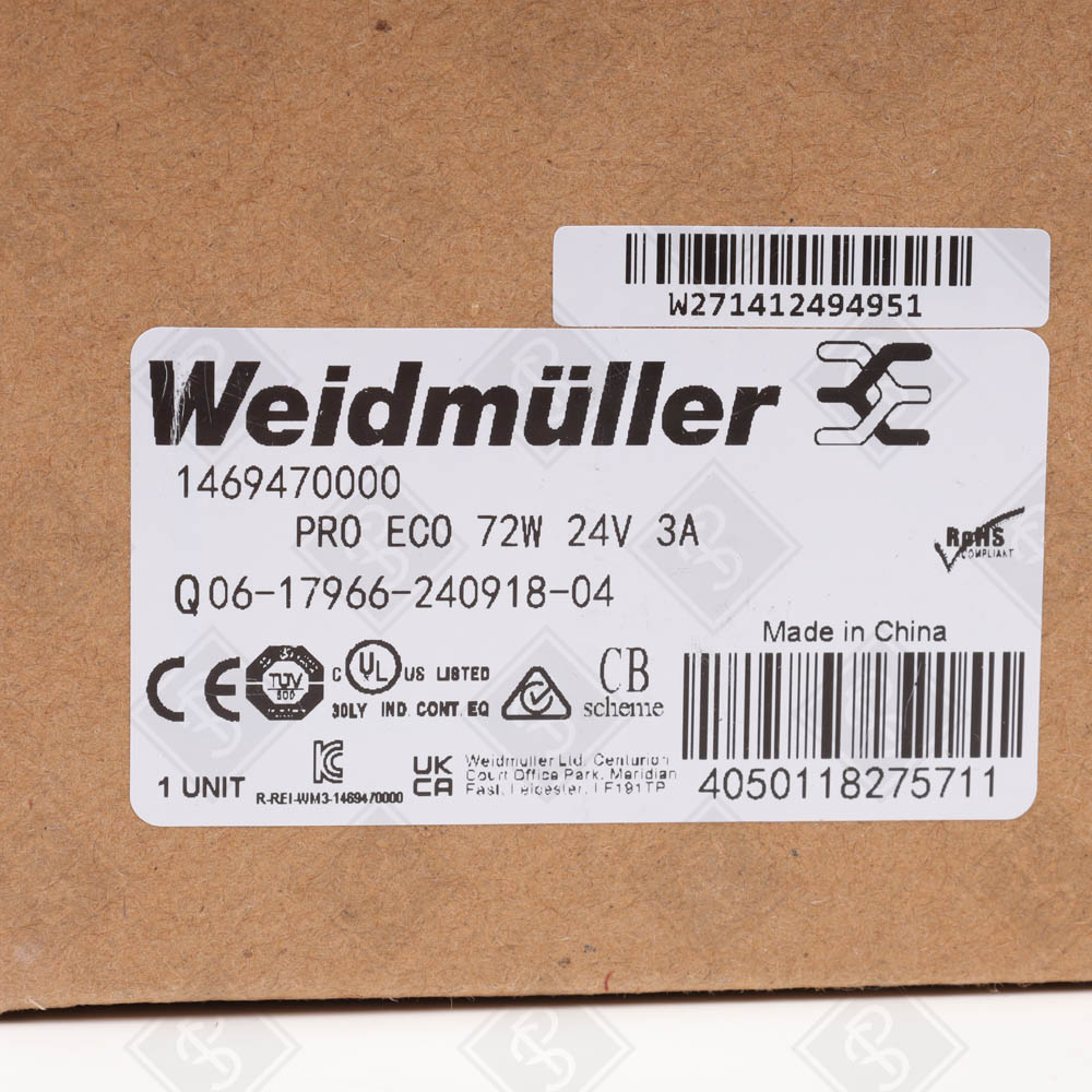 Импульсный блок питания Weidmuller PRO ECO 72W 24V 3A — изображение 7