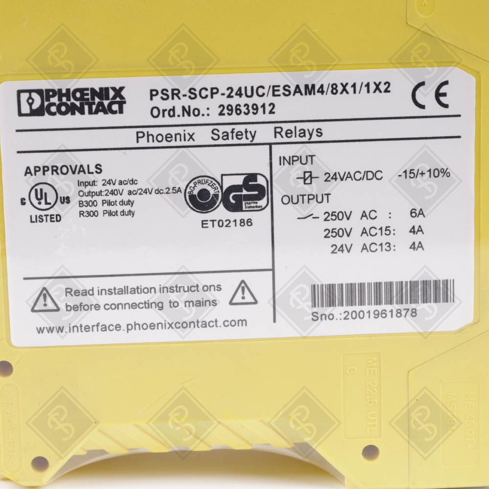 Реле безопасности Phoenix Contact PSR-SCP-24UC/ESAM4/8X1/1X2 — изображение 5