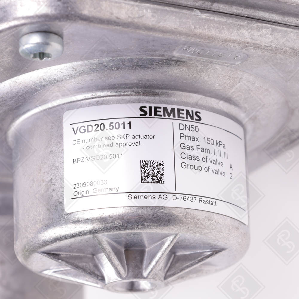 Двойной газовый клапан Siemens VGD20.5011 — изображение 4
