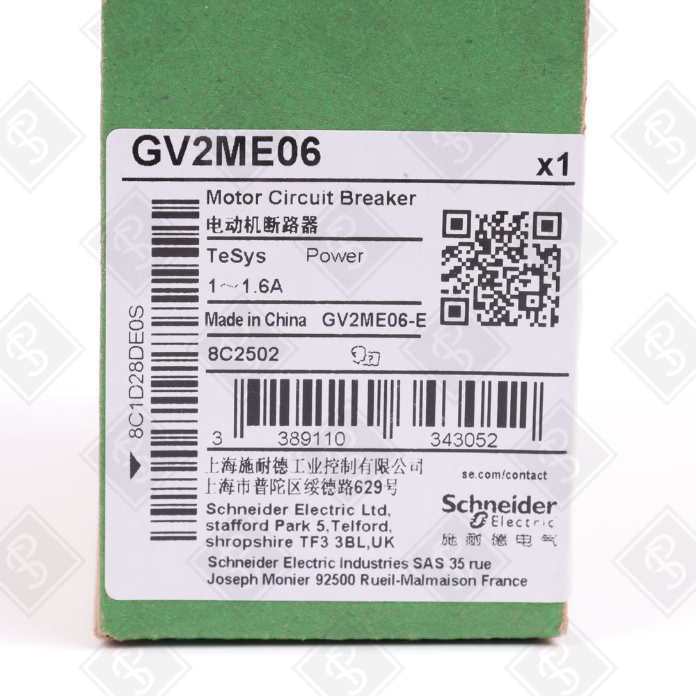 Автоматический выключатель для защиты двигателя Schneider Electric GV2ME06 — изображение 7