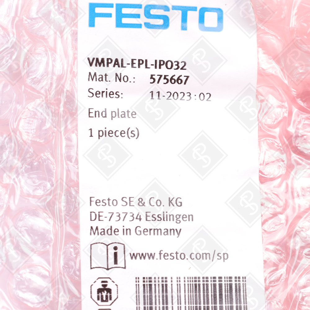 Торцевая плита (модуль ввода-вывода с интерфейсом IO-Link/I-Port) Festo VMPAL-EPL-IPO32 — изображение 6
