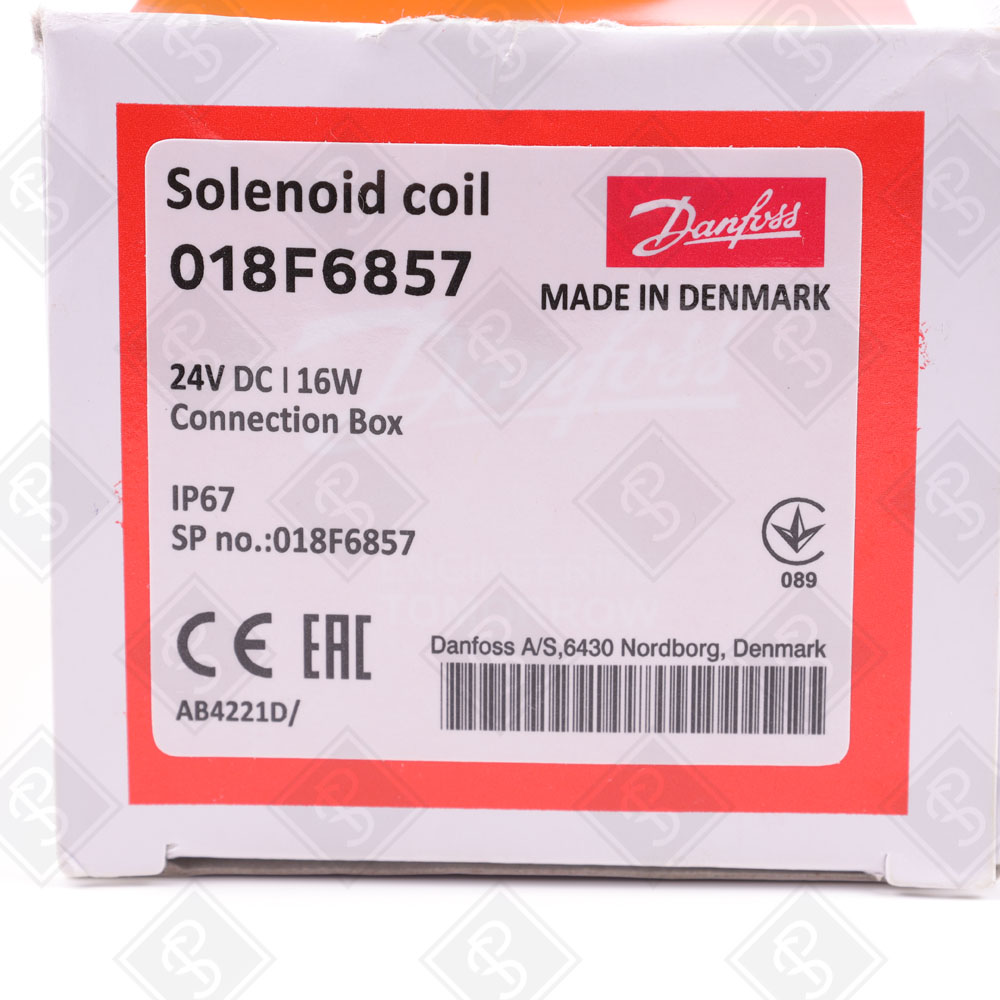 Электромагнитная катушка Danfoss 018F6857 — изображение 6