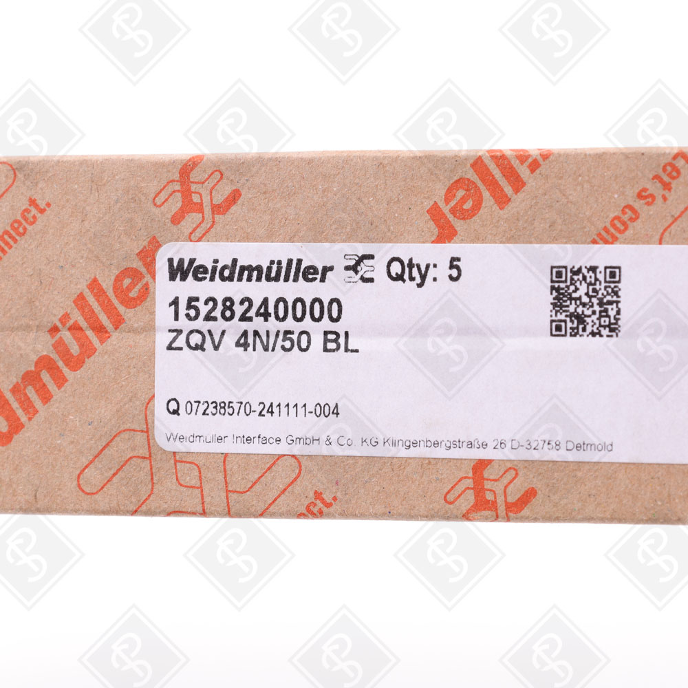 Перемычка для клемм (Cross-connector) Weidmuller 1528240000 ZQV 4N/50 BL — изображение 3
