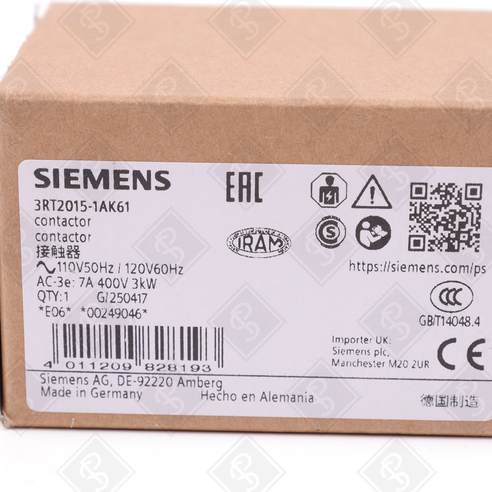 Контактор трехполюсный Siemens 3RT2015-1AK61 — изображение 7