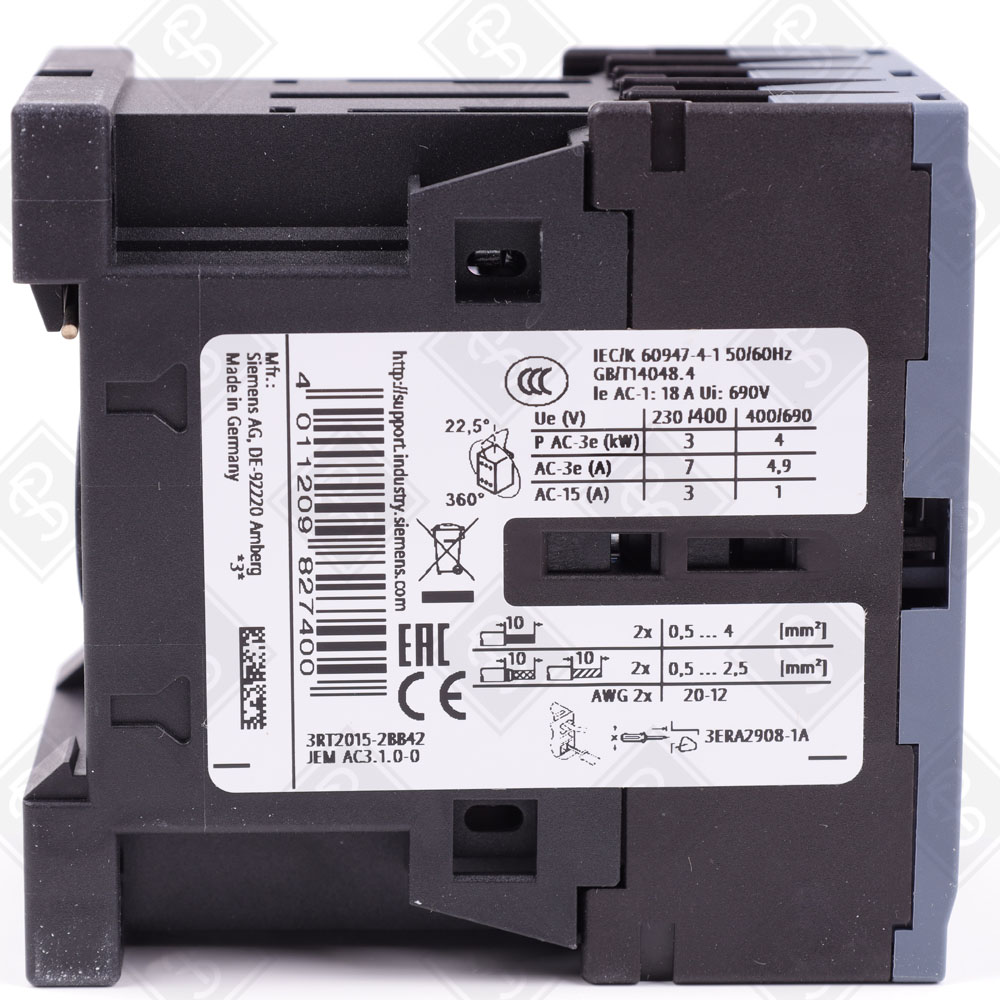 Контактор силовой Siemens 3RT2015-2BB42 — изображение 5