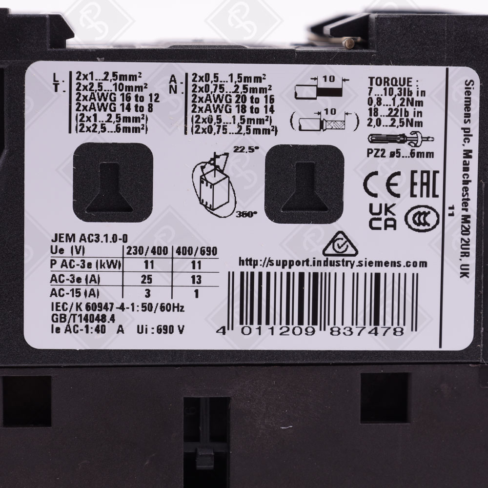 Контактор силовой Siemens 3RT2026-1AP04 — изображение 5