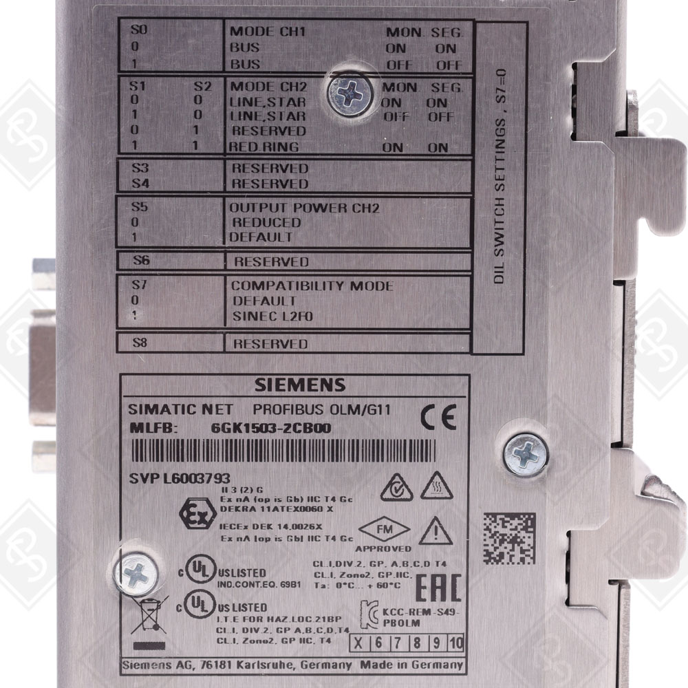 Оптический модуль связи для PROFIBUS Siemens 6GK1503-2CB00 — изображение 4