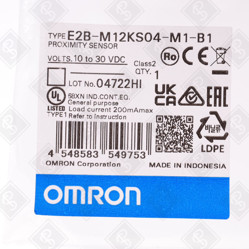 Индуктивный датчик приближения Omron E2B-M12KS04-M1-B1 — изображение 5