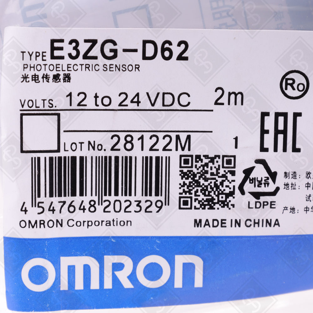 Оптический диффузный датчик со встроенным усилителем Omron E3ZG-D62 — изображение 5
