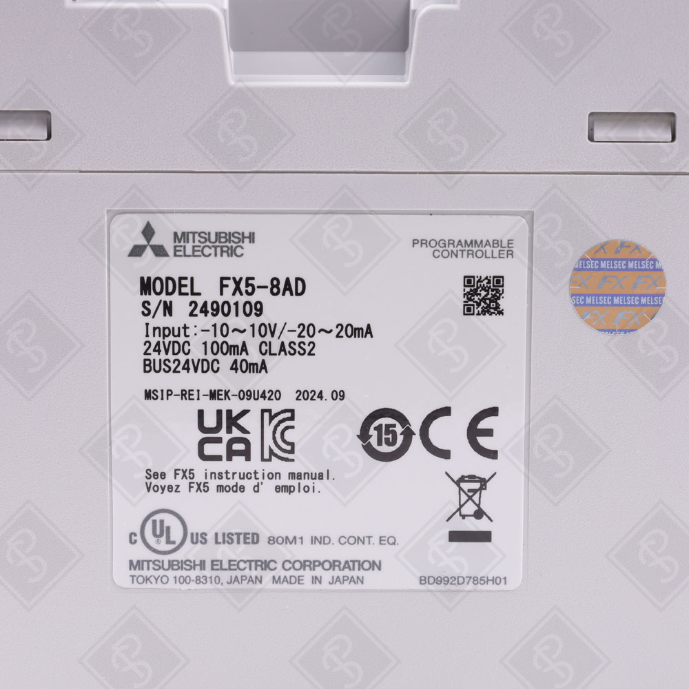 Модуль аналоговых входов Mitsubishi Electric FX5-8AD — изображение 6