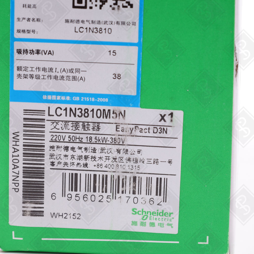 Контактор Schneider Electric LC1N3810M5N — изображение 5