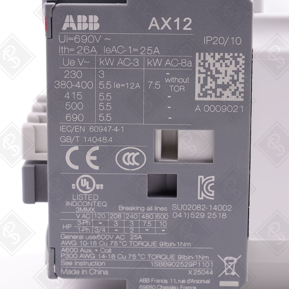 Контактор трехполюсный магнитный ABB 1SBL911074R8010 — изображение 5