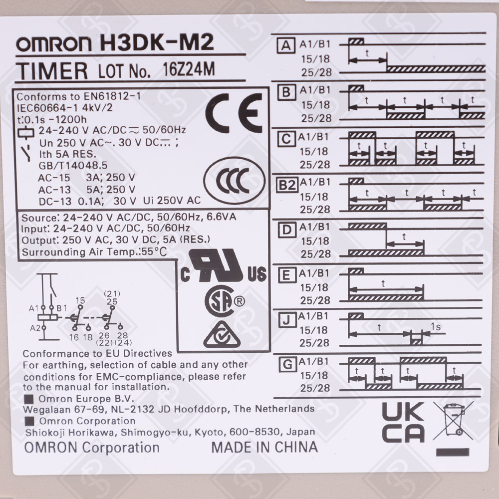 H3DK-M2 24-240AC/DC Omron — изображение 4