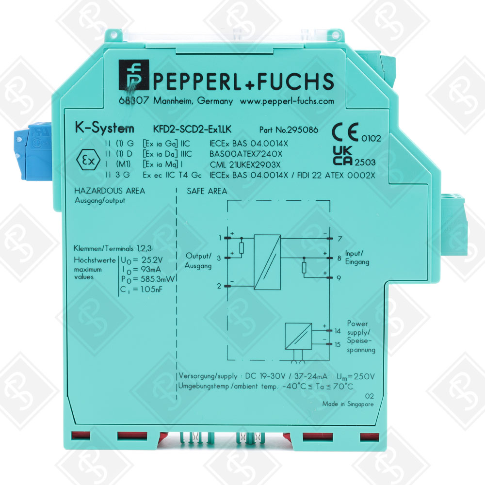 Одноканальный барьер искробезопасности Pepperl Fuchs KFD2-SCD2-Ex1.LK — изображение 4