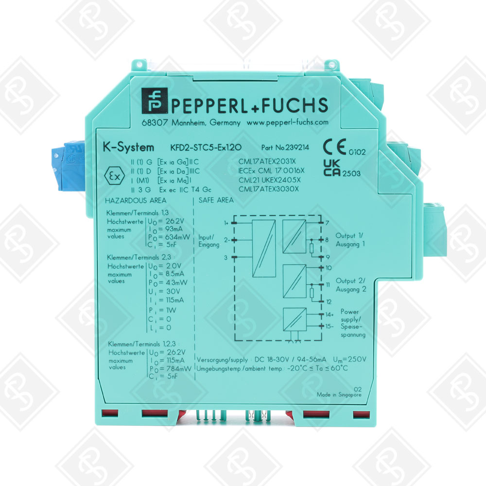 Одноканальный барьер искробезопасности Pepperl Fuchs KFD2-STC5-EX1.2O — изображение 5