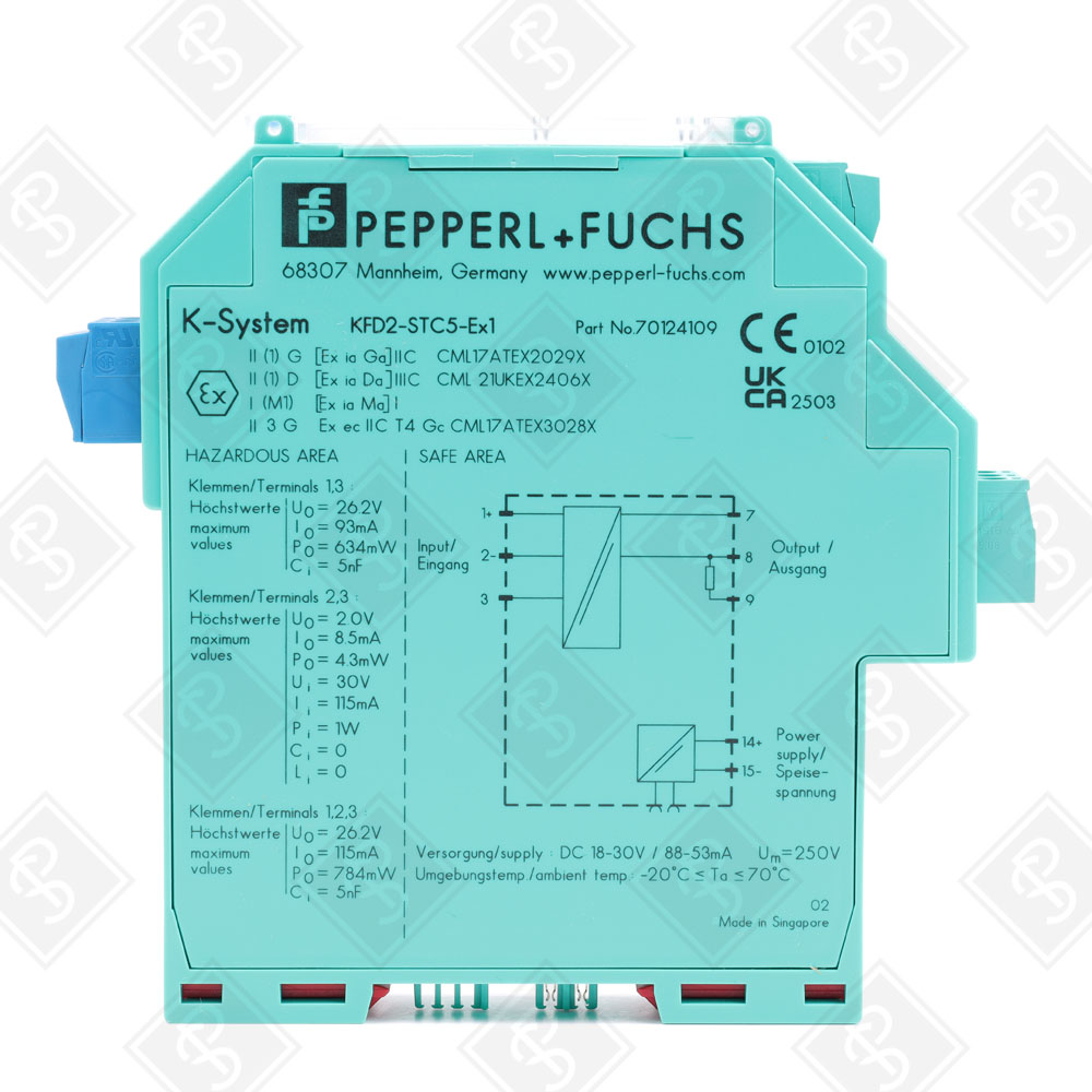 Одноканальный барьер искробезопасности Pepperl Fuchs KFD2-STC5-EX1 — изображение 3