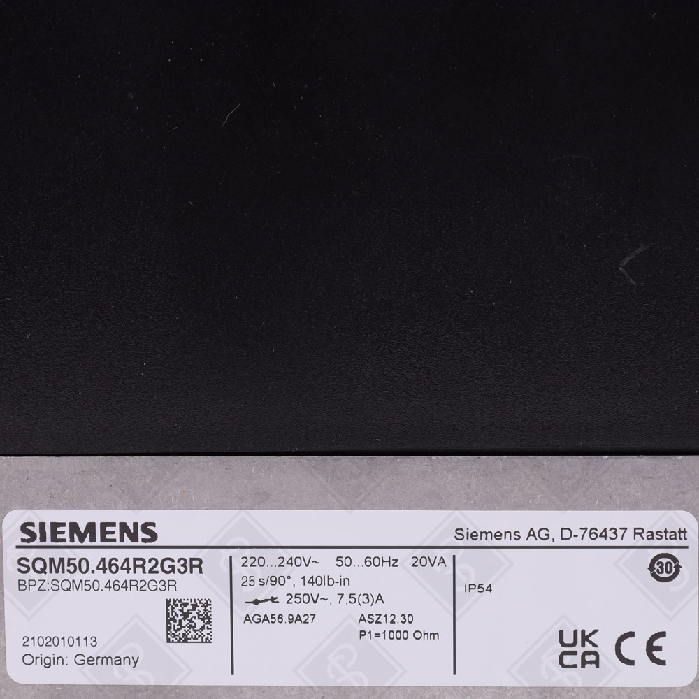 Электромеханический сервопривод заслонки Siemens SQM50.464R2G3R — изображение 4